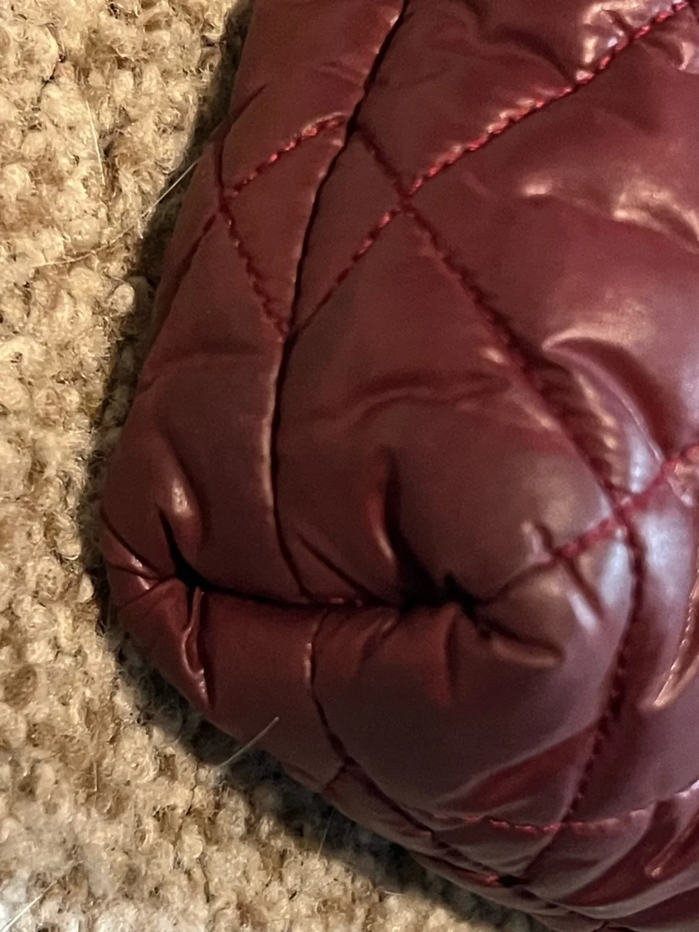 ♥️ CHANEL Coco Cocoon Burgundy Tote